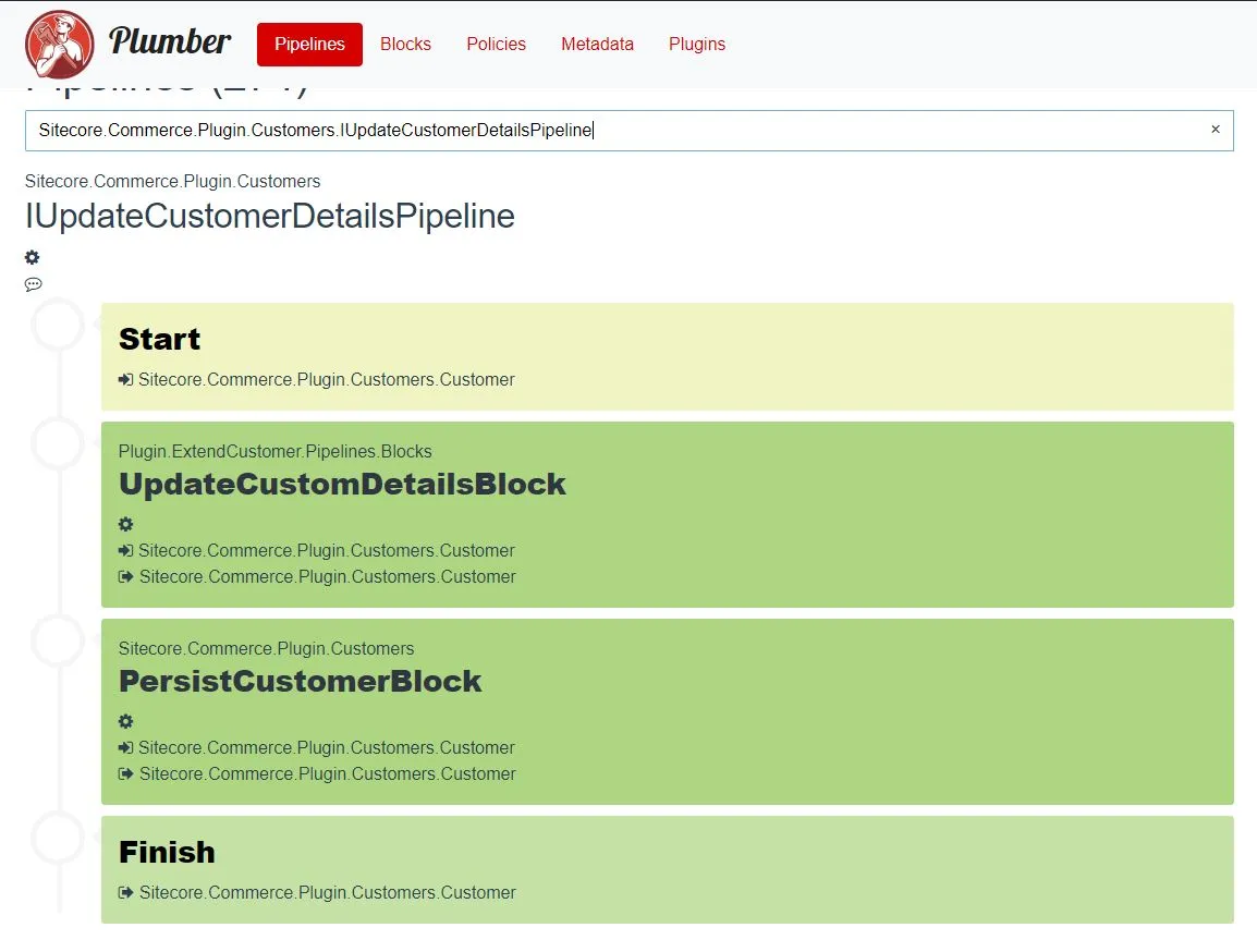 Pipeline configuration